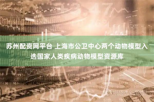 苏州配资网平台 上海市公卫中心两个动物模型入选国家人类疾病动物模型资源库